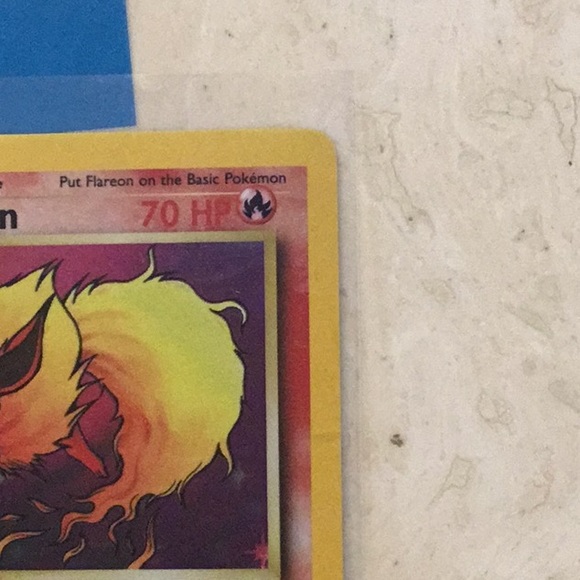 Flareon 1st Edition 1999 Holo Pokemon Card 3/64 Jungle #3 - Picture 14 of 16